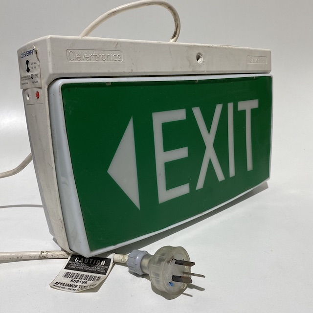 SIGN, 'EXIT' w Plug - Style 2